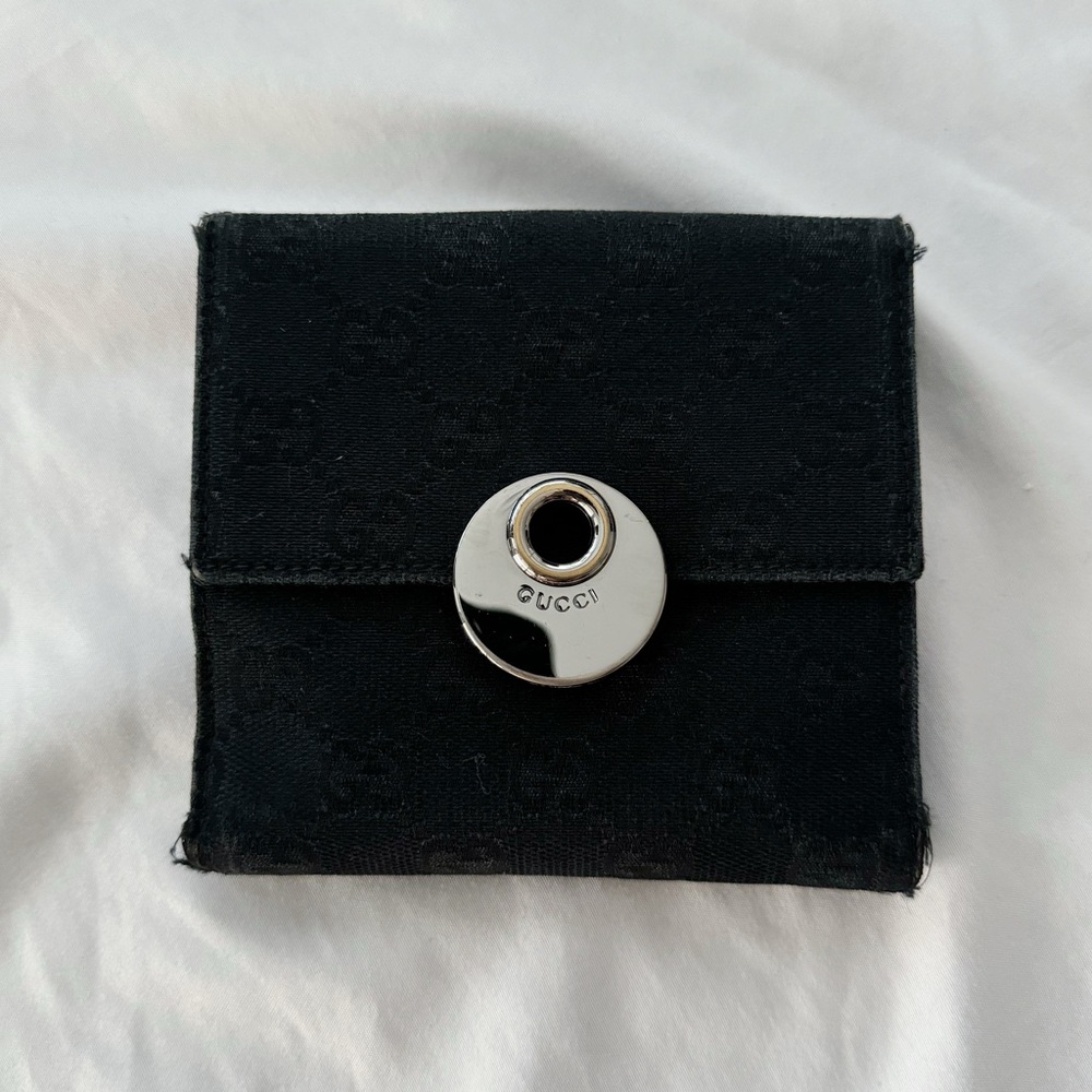 Gucci Black Monogram Wallet